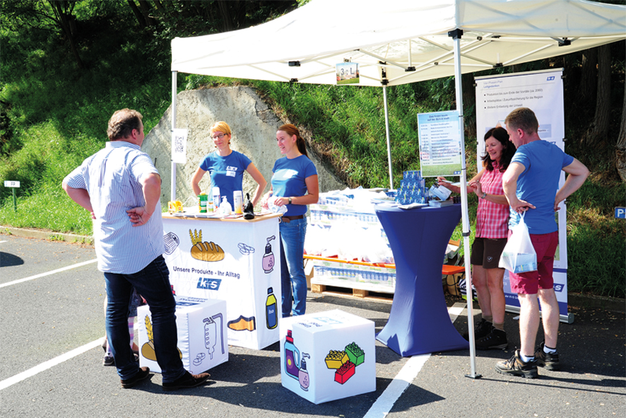 Tag der offenen Tür Unterbreizbach 2023: Infostand